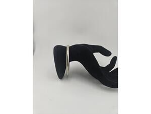 Simple Silver Bangle Bracelet